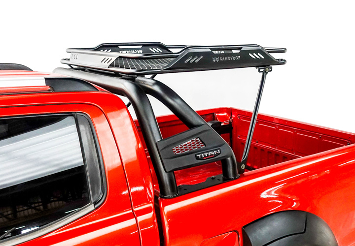 Roof Rack and Black Roll Bar