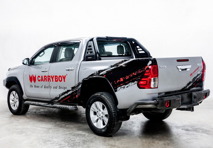 Roll Bar Steel & Brake Lamp — Toyota Hilux Revo